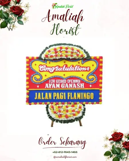 Sewa Papan Bunga Poko